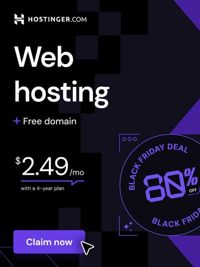 Hostinger Black Friday 2026 Deals: Get 81% Off Early Guide